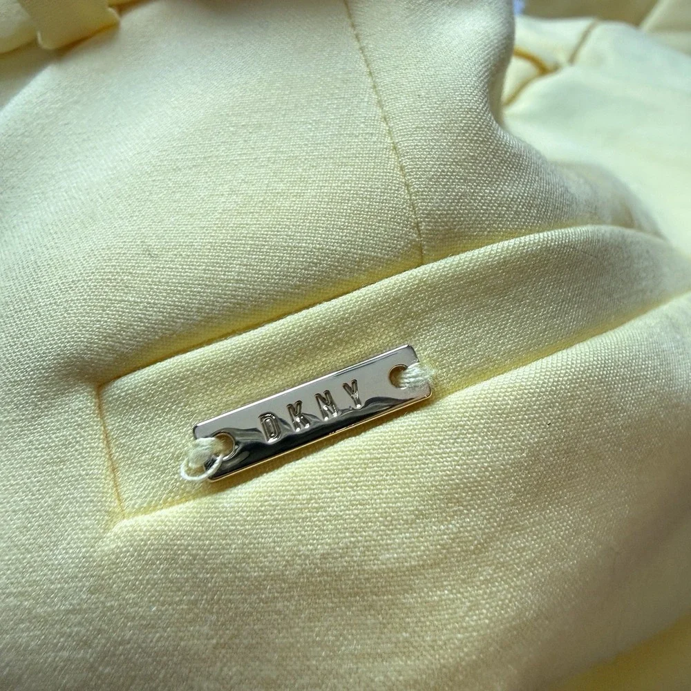 Lot 2 Women‎ Dress Pants Size 16 DKNY Essex Yellow + Elaine Rose Pull On Career